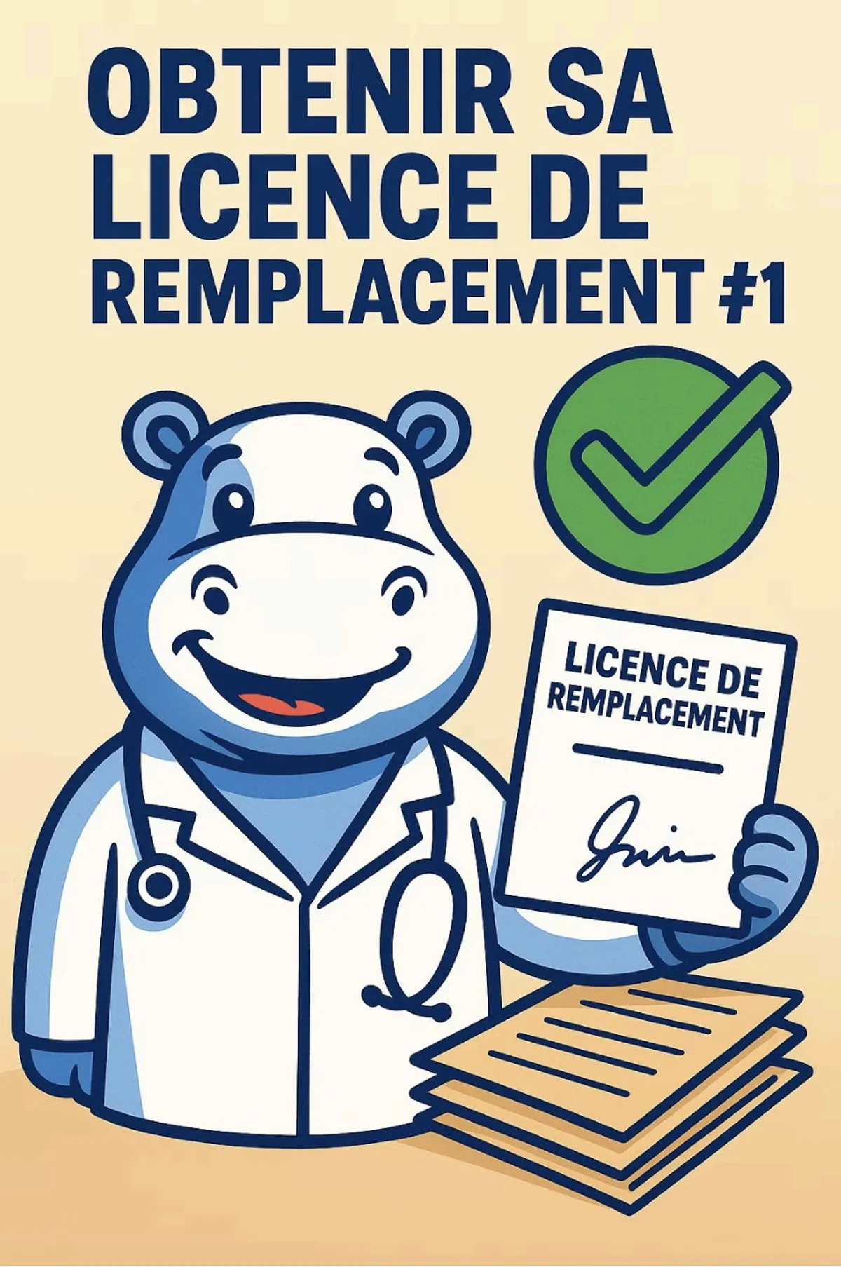 Licence de remplacement interne : dossier et délais